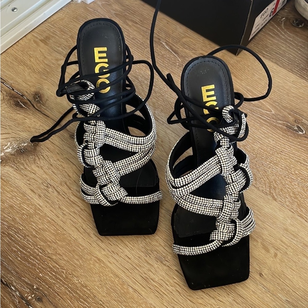 Black high heels